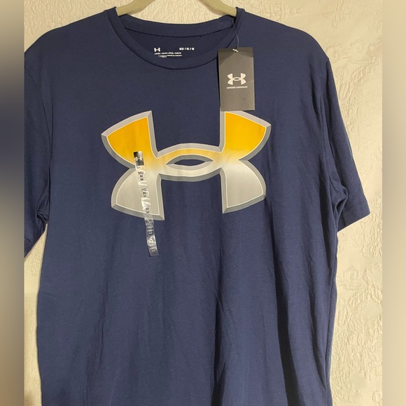 NWT Men's Under Armour Blue T-Shirt Size Medium - Picture 2 of 8